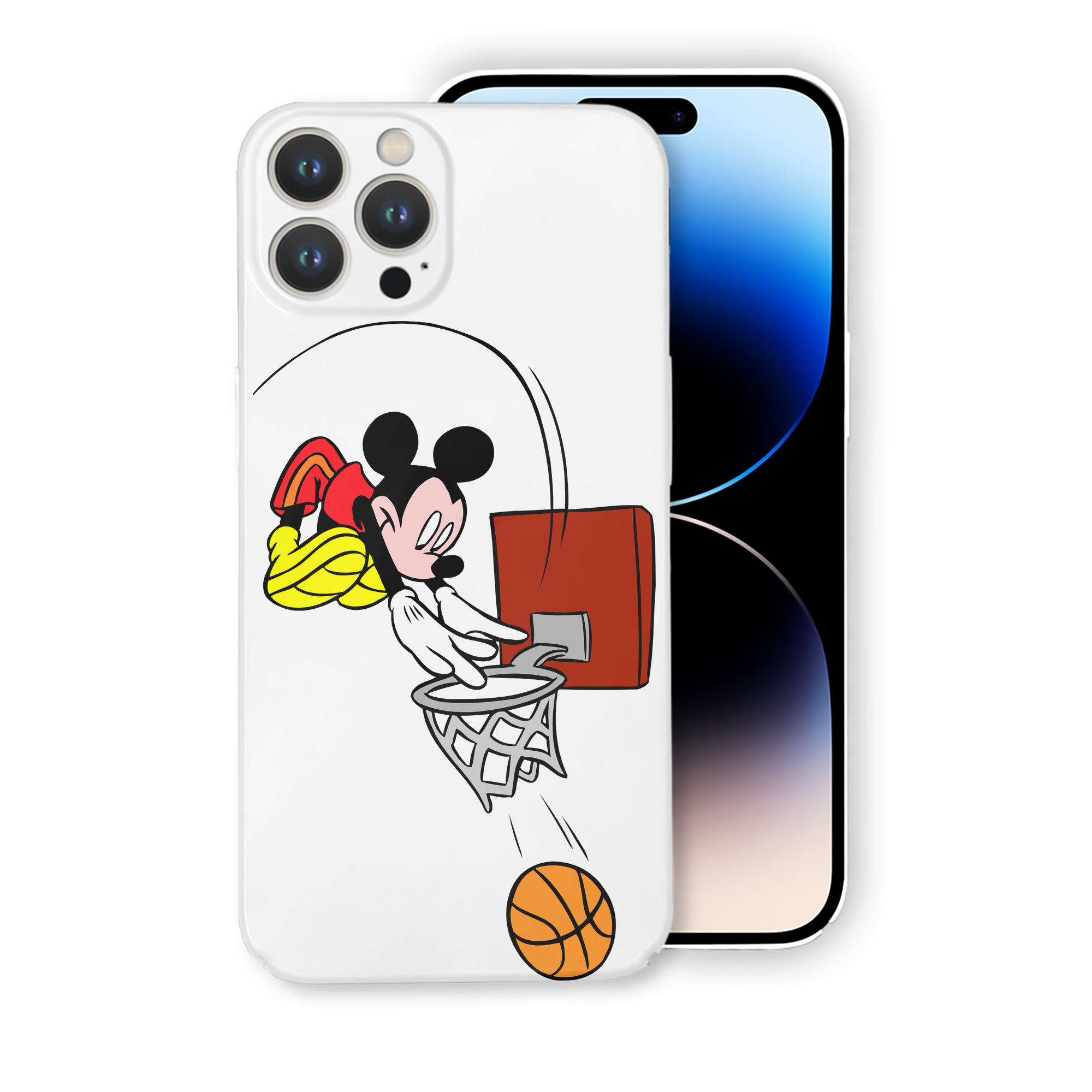 （画像用） ミッキーマウス Mickey Mouse 【iPhone 14シリーズ対応】ハードケース